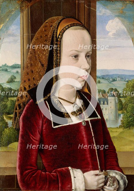 Margaret of Austria, ca. 1490. Creator: Jean Hey.