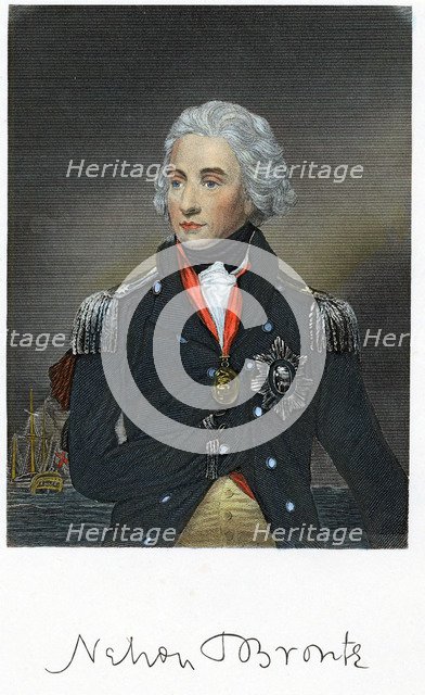 Horatio Nelson, 1st Viscount Nelson, English naval commander. Artist: Unknown