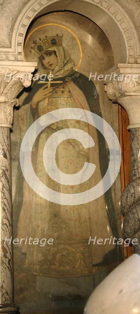 Saint Olga, Princess of Kiev, 1885-1896. Artist: Nesterov, Mikhail Vasilyevich (1862-1942)