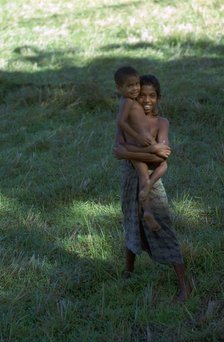 Sri Lankan children. Artist: CM Dixon Artist: Unknown