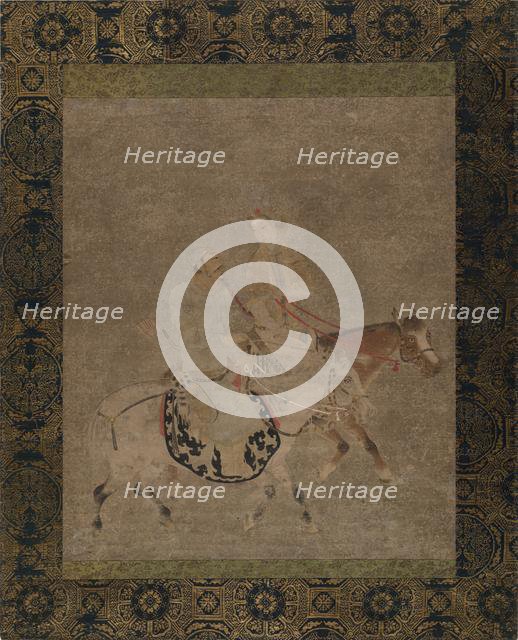 Man and Woman on Horseback. Creator: Unknown.