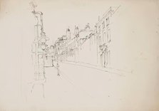 Streetscene. Creator: Alfred William Rich.