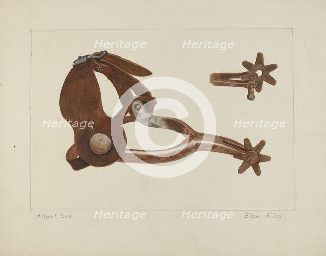 Spur, 1935/1942. Creator: Eldon Allen.