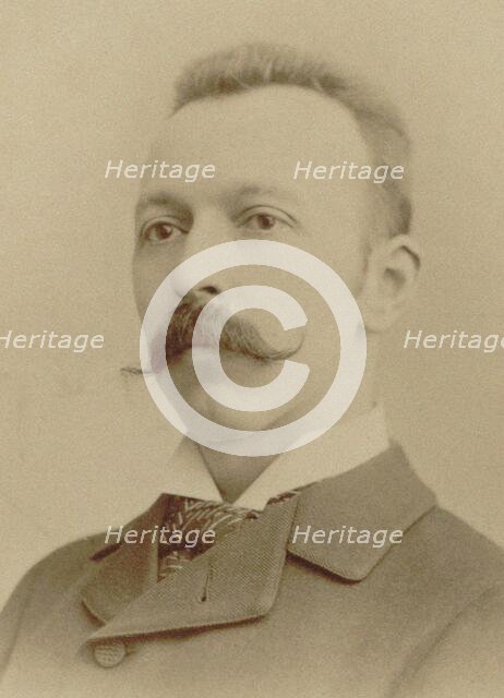 Portrait of the organist and composer Léon Boëllmann (1862-1897), 1896. Creator: Photo studio Reutlinger, Paris  .