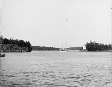 Lyndoc Light, Gananoque Narrows, Thousand Islands, N.Y., between 1900 and 1906. Creator: Unknown.