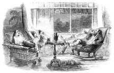 A Postprandial Scene at Manilla, 1857. Creator: Unknown.