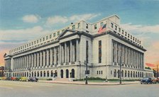 'U.S. Post Office', 1942. Artist: Caufield & Shook.