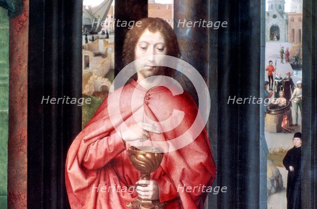 'Mystic Marriage of St. Catherine and Other Saints', Detail, c1453-1494. Artist: Hans Memling