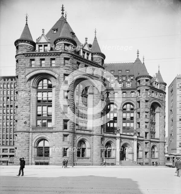 Erie County Savings Bank, Buffalo, N.Y., ca 1900. Creator: William H. Jackson.