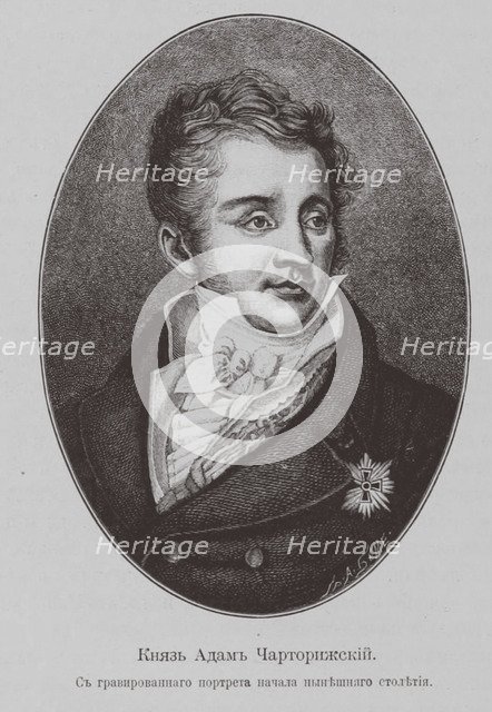Prince Adam Jerzy Czartoryski (1770-1861). Artist: Anonymous  