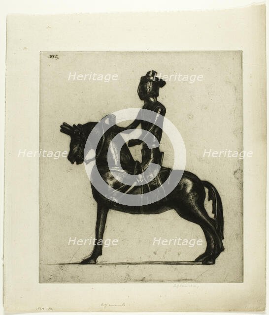 Aquamanile, 1913. Creator: David Young Cameron.