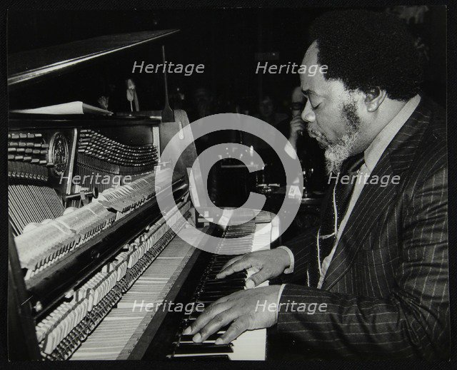 Roland Hanna at the piano, 1980. Artist: Denis Williams