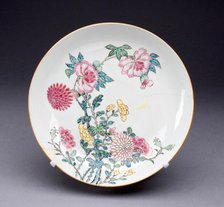 Dish, China, c. 1725, Qing Dynasty (1644-1911), Yongzhen period (1723-1735). Creator: Unknown.