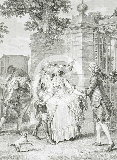 La Confiance des belles âmes, 1777. Creator: Antoine Jean Duclos.