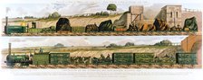'Travelling on the Liverpool and Manchester Railway', 1831. Artist: Unknown