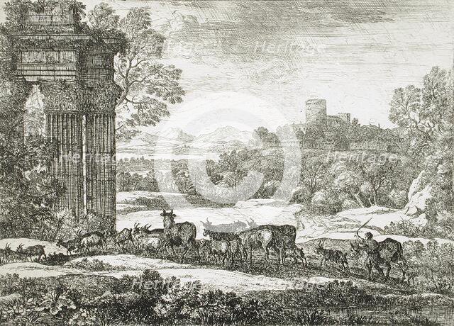 The Herd Returning in Stormy Weather, between c1650 and c1651. Creator: Claude Lorrain.