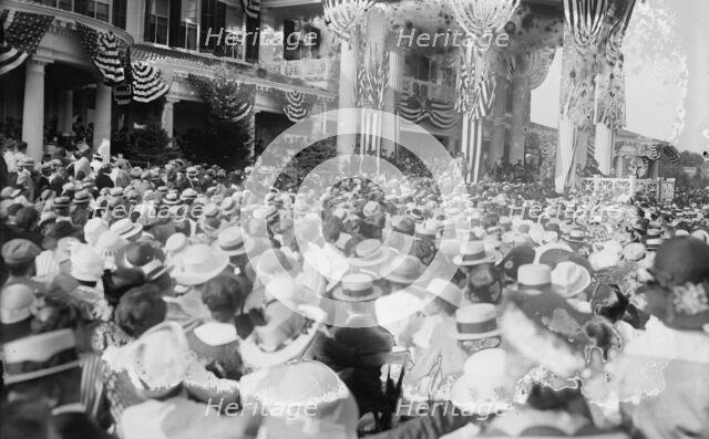 Wilson notification, 1916. Creator: Bain News Service.