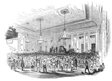 Great Repeal Meeting in Washington Hall, 1844. Creator: Unknown.