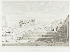 The Acropolis, Athens: The Pnyx, Areopagus, Acropolis and Mount Hymmettos, 1845. Creator: Theodore Caruelle d'Aligny.
