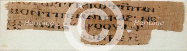 Papyrus, Coptic, 600. Creator: Unknown.