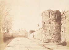 St. Andrews. The Abbey Wall, 1843-47. Creators: David Octavius Hill, Robert Adamson, Hill & Adamson.
