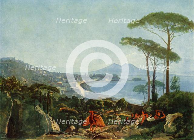 'View of Naples from the Road to Pozzuoli', c1830s, (1965). Creator: Aleksandr Ivanov.