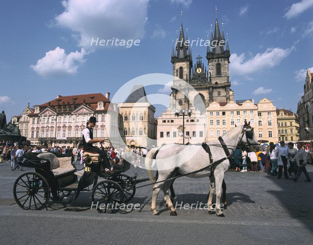 Old Town square, Prague, Czech Republic.