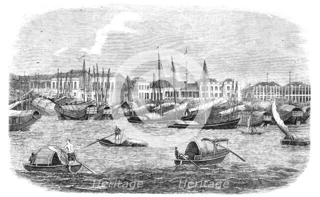 The British Factories at Canton, 1857. Creator: Unknown.