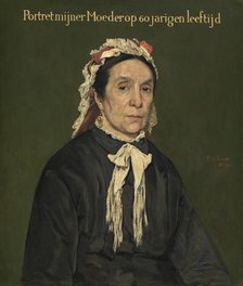 The Artist's Mother, 1880. Creator: Pieter Verhaert.