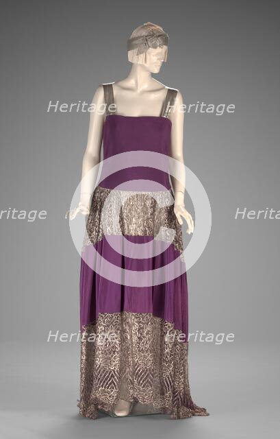 Evening Dress, Winter 1922-1923. Creator: Jeanne Lanvin.