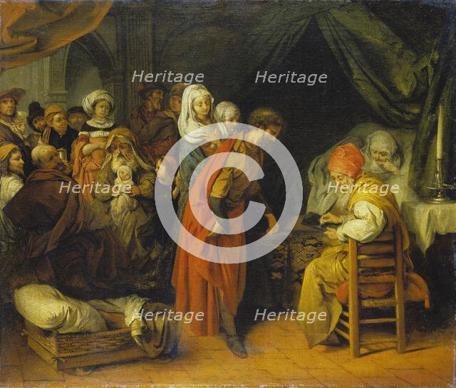 The Birth and Naming of St John the Baptist, c1660-1669. Creator: Barent Fabritius.