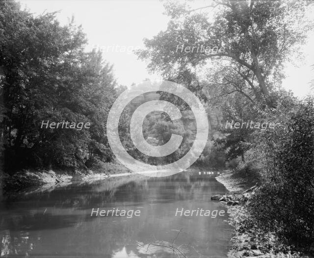Bluffs looking up Ableman's Narrows, The, c1898. Creator: Unknown.