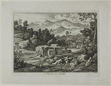 Monastery of San Francesco di Civitella in the Sabine Mountains, 1810. Creator: Joseph Anton Koch.