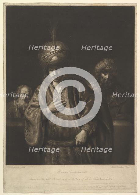 Haman's Condemnation, 1740-75. Creator: Richard Houston.