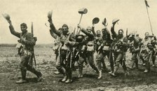 'On their Way to Battle', First World War, c1916, (c1920). Creator: Unknown.