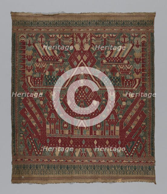 Tampan (Ceremonial Cloth), Indonesia, 19th century. Creator: Unknown.