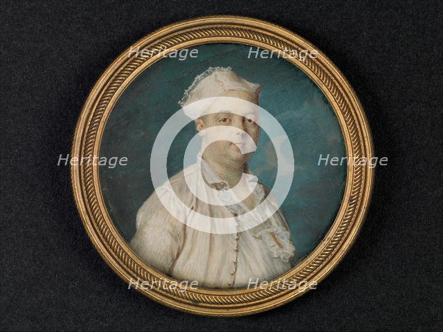 Pierre Louis Dubus (1721-1799), Called Préville, of the Comédie-Française. Creator: Jean-Baptiste Masse.