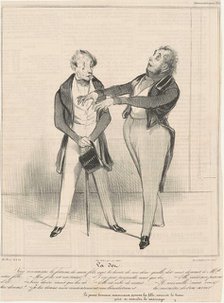 La Dot...vous connaissez la fortune..., 19th century. Creator: Honore Daumier.