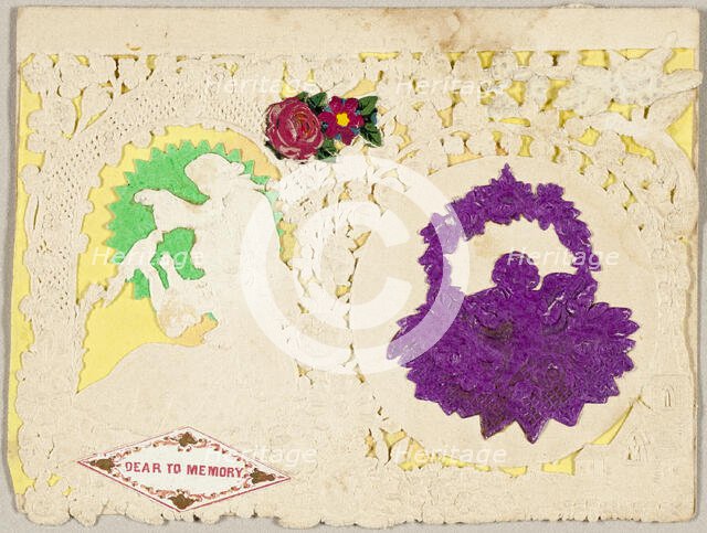 Dear to Memory (valentine), 1850/59. Creator: C Lang.
