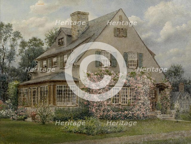 House of Max Brodel in Guilford, Baltimore, 1918. Creator: Max Brodel.