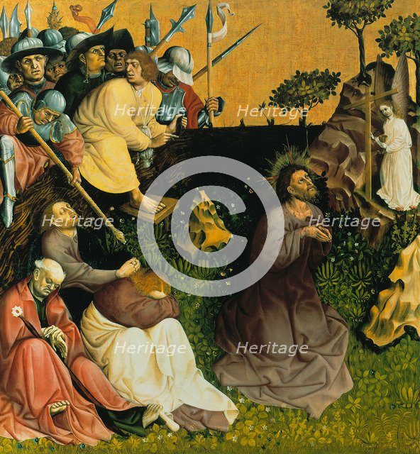 The Agony in the Garden. The Wings of the Wurzach Altar, 1437. Artist: Multscher, Hans (c. 1400-1467)