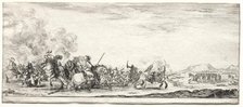 Cavalry Skirmish. Creator: Stefano Della Bella (Italian, 1610-1664).