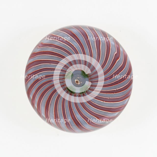 Paperweight, Clichy, c. 1848-55. Creator: Clichy Glassworks.