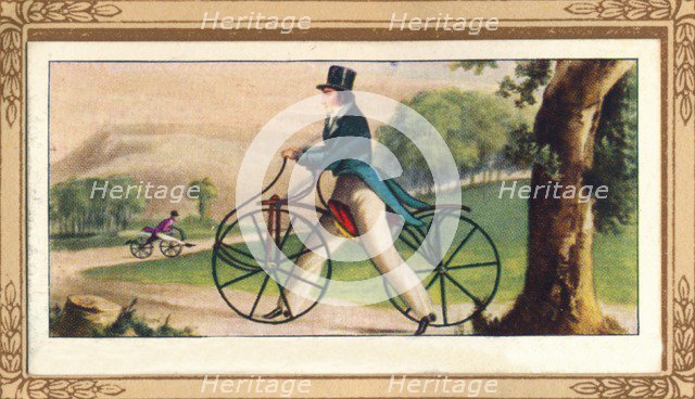'Pedestrian Hobby-Horse', 1819, (1939). Artist: Unknown.