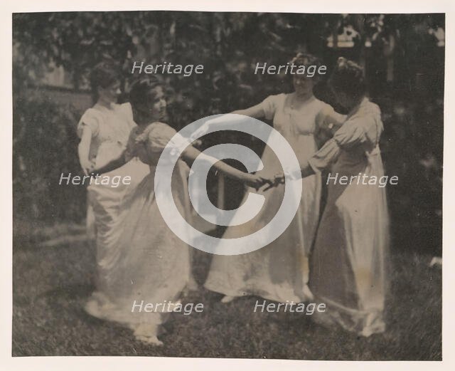 Susan Hannah Macdowell, Unidentified Girl, Elizabeth Macdowell, and Possibly Mary Macdowell..., c. 1 Creator: Thomas Eakins.