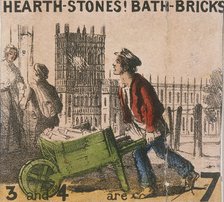 'Hearth-stones! Bath-bricks!', Cries of London, c1840.  Artist: TH Jones