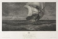 The Phantom Ship, or On the Waves, 1872. Creator: Theophile Narcisse Chauvel (French, 1831-1909); Lemercier & Cie..