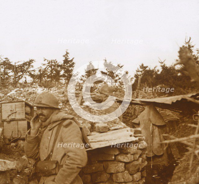 Front line, Verdun, northern France, 1916. Artist: Unknown.