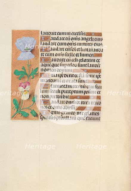 Hours of Queen Isabella the Catholic, Queen of Spain: Fol. 120v, c. 1500. Creator: Master of the First Prayerbook of Maximillian (Flemish, c. 1444-1519); Associates, and.