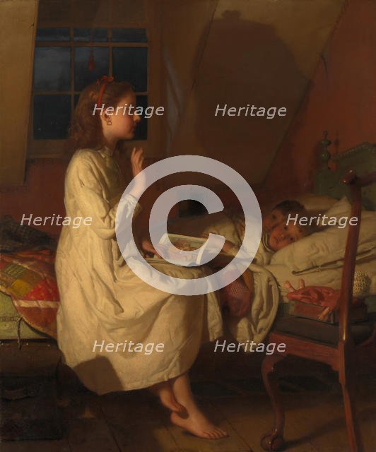 Story of Golden Locks, ca. 1870. Creator: Seymour Joseph Guy.